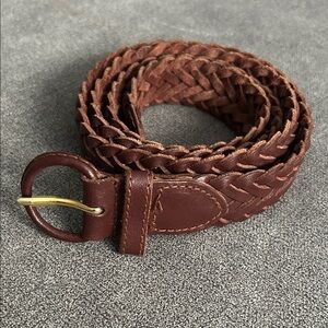 Surrey Split Braided Leather Belt